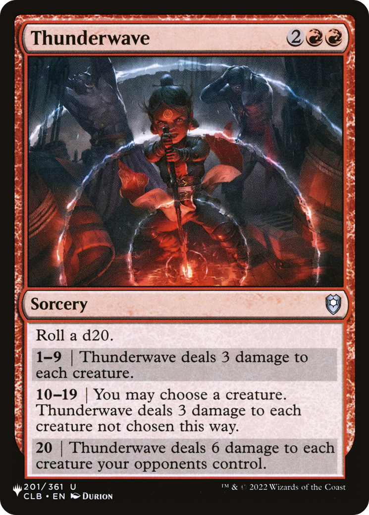 Thunderwave [The List] | Dragon's Lair Comics and Fantasy Houston TX