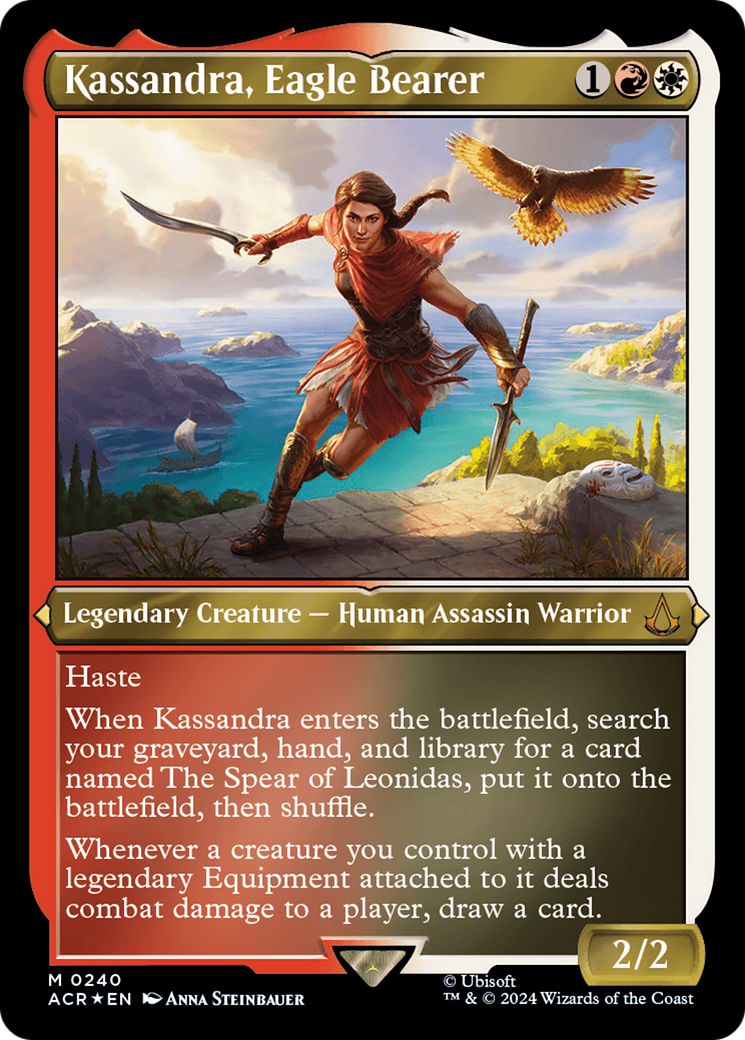 Kassandra, Eagle Bearer (Foil Etched) [Assassin's Creed] | Dragon's Lair Comics and Fantasy Houston TX