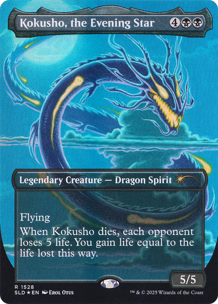 Kokusho, the Evening Star (Rainbow Foil) [Secret Lair Drop Series] | Dragon's Lair Comics and Fantasy Houston TX
