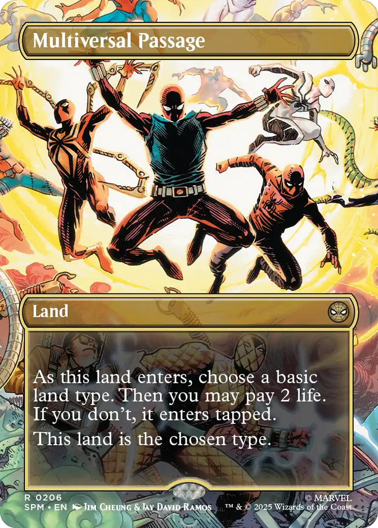 Multiversal Passage (Borderless) [Marvel's Spider-Man] | Dragon's Lair Comics and Fantasy Houston TX