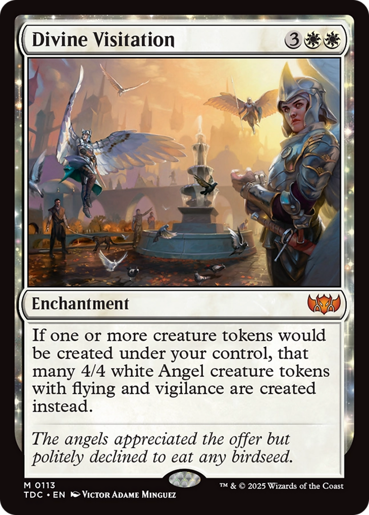 Divine Visitation [Tarkir: Dragonstorm Commander] | Dragon's Lair Comics and Fantasy Houston TX