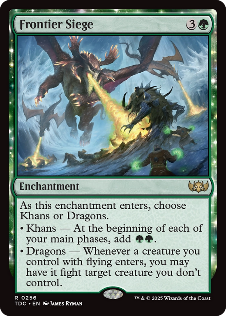 Frontier Siege [Tarkir: Dragonstorm Commander] | Dragon's Lair Comics and Fantasy Houston TX