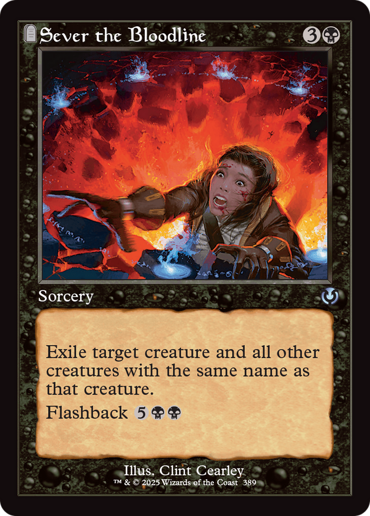 Sever the Bloodline (Retro Frame) [Innistrad Remastered] | Dragon's Lair Comics and Fantasy Houston TX