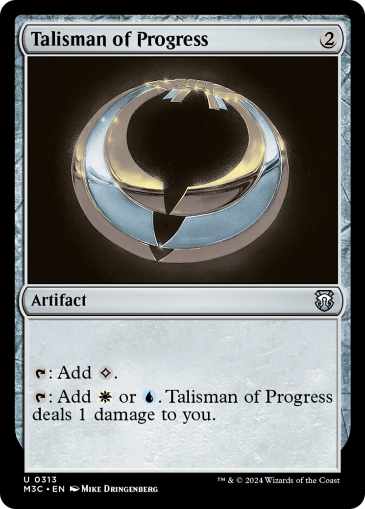 Talisman of Progress (Ripple Foil) [Modern Horizons 3 Commander] | Dragon's Lair Comics and Fantasy Houston TX