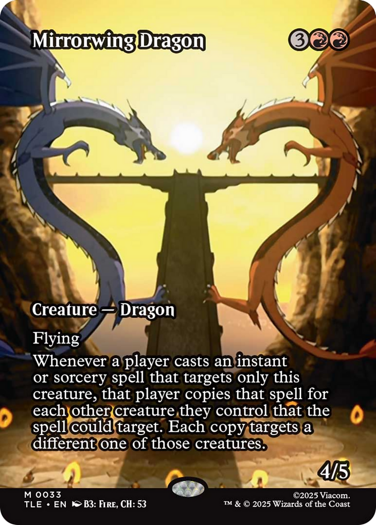 Mirrorwing Dragon (Borderless) [Avatar: The Last Airbender: Eternal-Legal] | Dragon's Lair Comics and Fantasy Houston TX