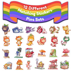 1985 Games: Milk Carton Mystery Dice Different Fruit Kawaii Cats Blind Box | Dragon's Lair Comics and Fantasy Houston TX