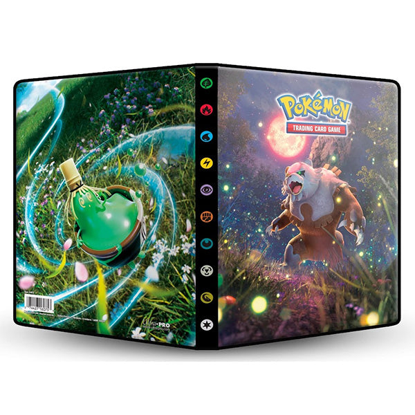 Ultra Pro Pokemon: Portfolio 4-Pocket Scarlet & Violet- Bloodmoon Ursaluna and Sinistcha | Dragon's Lair Comics and Fantasy Houston TX
