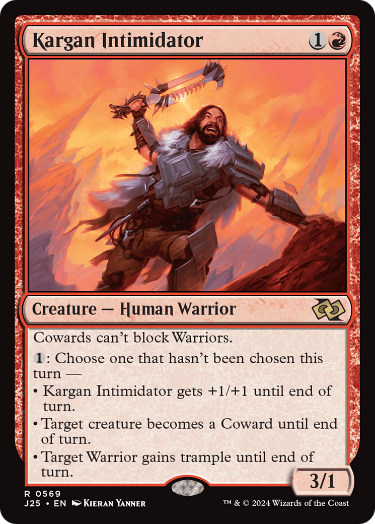 Kargan Intimidator [Foundations Jumpstart] | Dragon's Lair Comics and Fantasy Houston TX