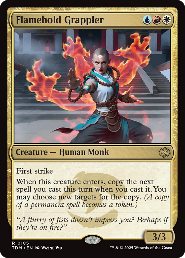 Flamehold Grappler [Tarkir: Dragonstorm] | Dragon's Lair Comics and Fantasy Houston TX
