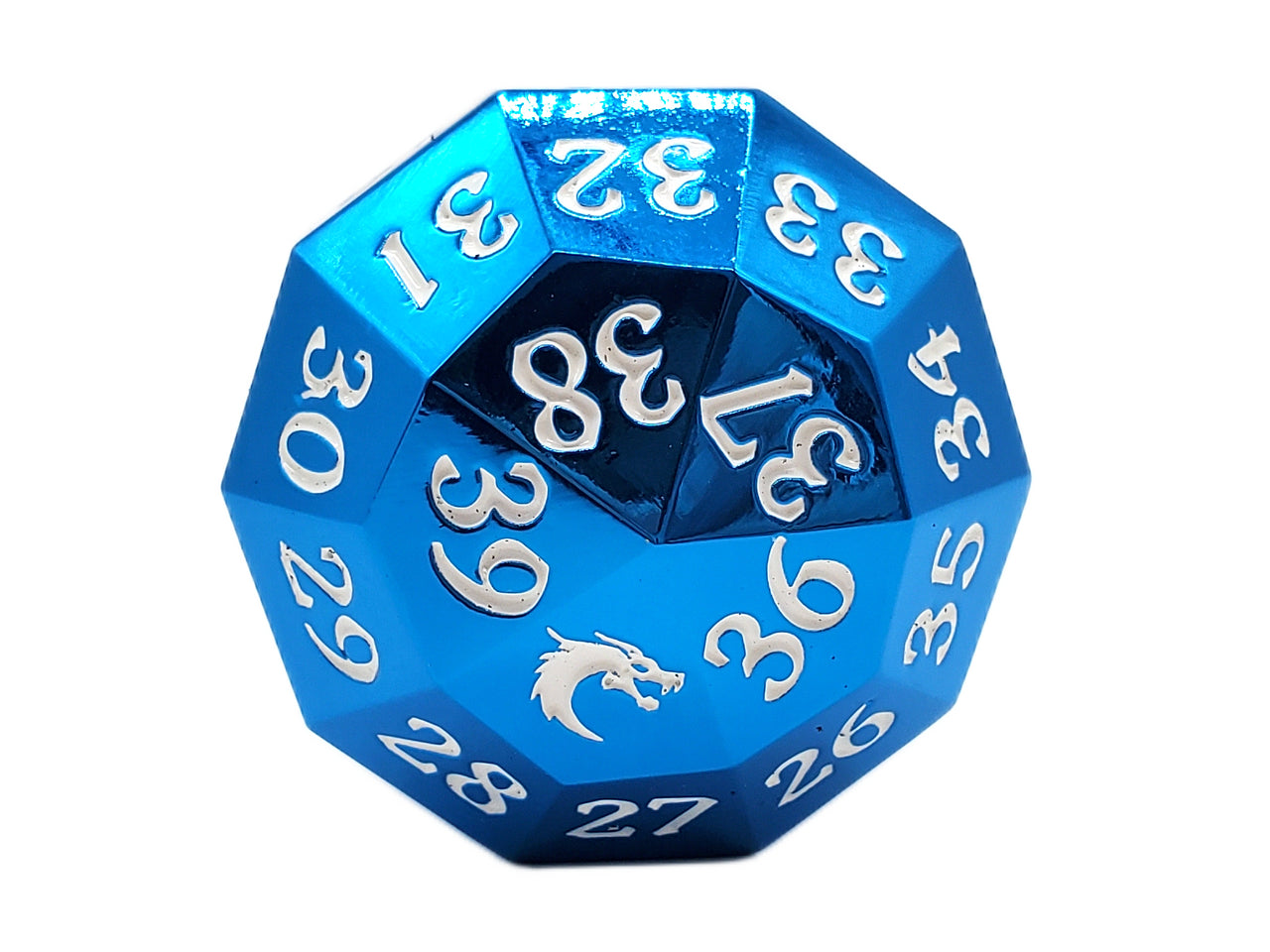 Old School Dice: Metal D40 Spindown | Dragon's Lair Comics and Fantasy Houston TX