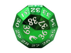 Old School Dice: Metal D40 Spindown | Dragon's Lair Comics and Fantasy Houston TX