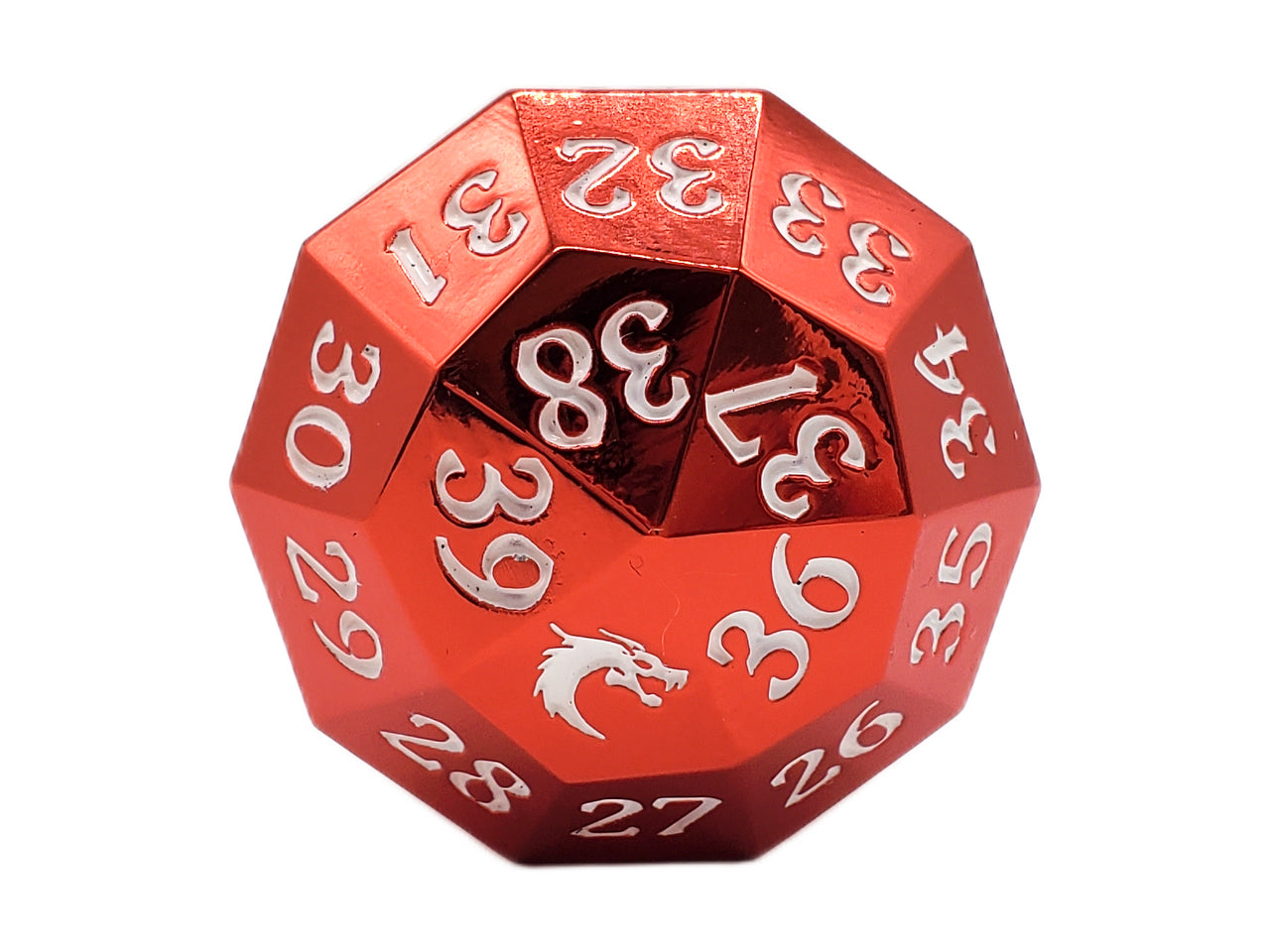 Old School Dice: Metal D40 Spindown | Dragon's Lair Comics and Fantasy Houston TX