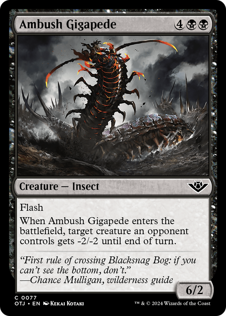 Ambush Gigapede [Outlaws of Thunder Junction] | Dragon's Lair Comics and Fantasy Houston TX