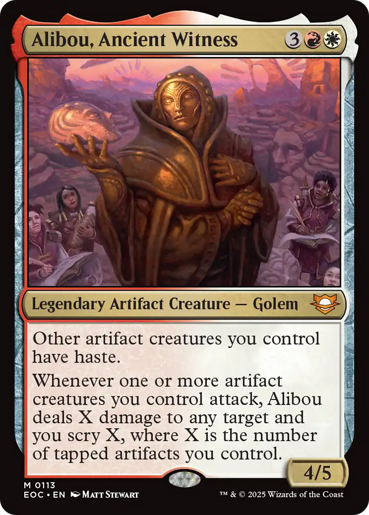 Alibou, Ancient Witness [Edge of Eternities Commander] | Dragon's Lair Comics and Fantasy Houston TX