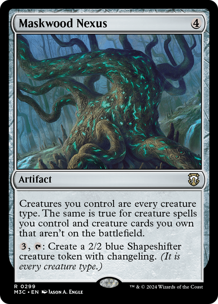 Maskwood Nexus (Ripple Foil) [Modern Horizons 3 Commander] | Dragon's Lair Comics and Fantasy Houston TX
