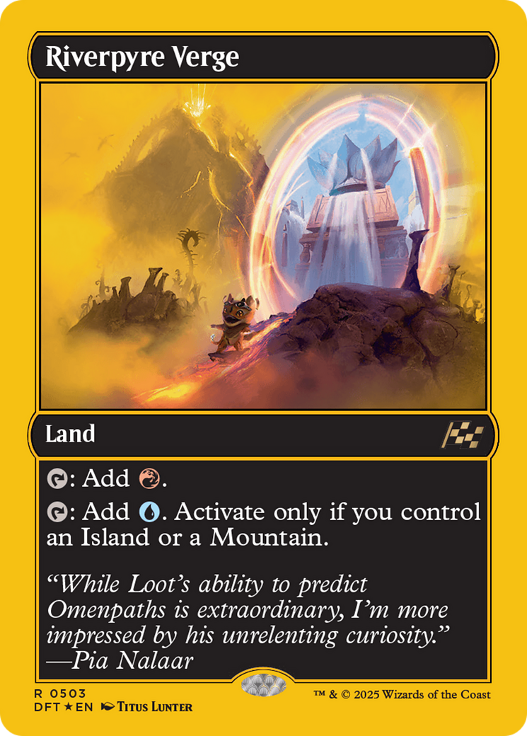Riverpyre Verge (First-Place Foil) [Aetherdrift] | Dragon's Lair Comics and Fantasy Houston TX