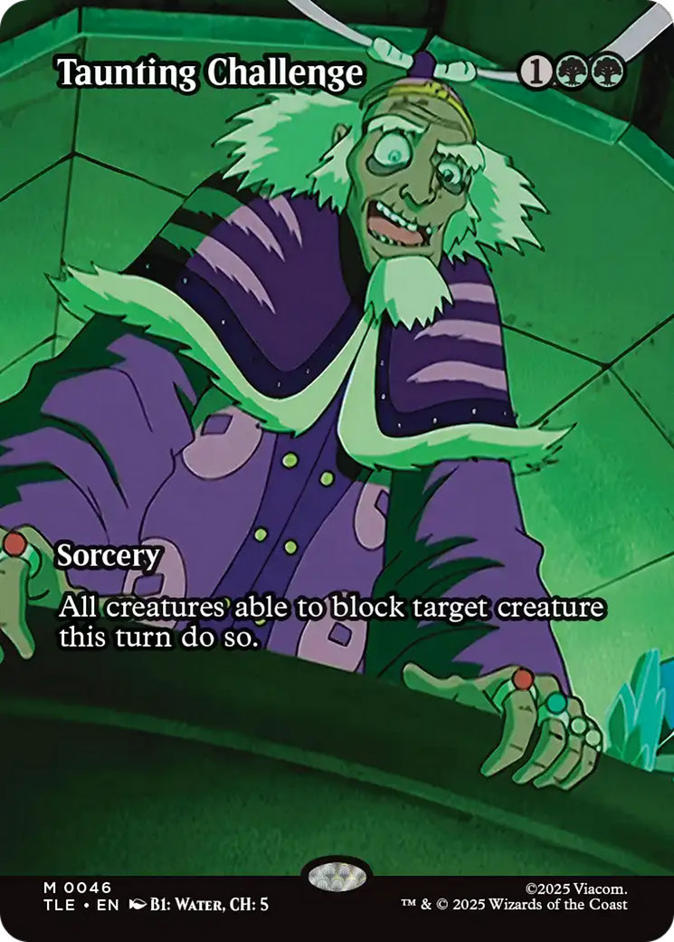 Taunting Challenge (Borderless) [Avatar: The Last Airbender: Eternal-Legal] | Dragon's Lair Comics and Fantasy Houston TX