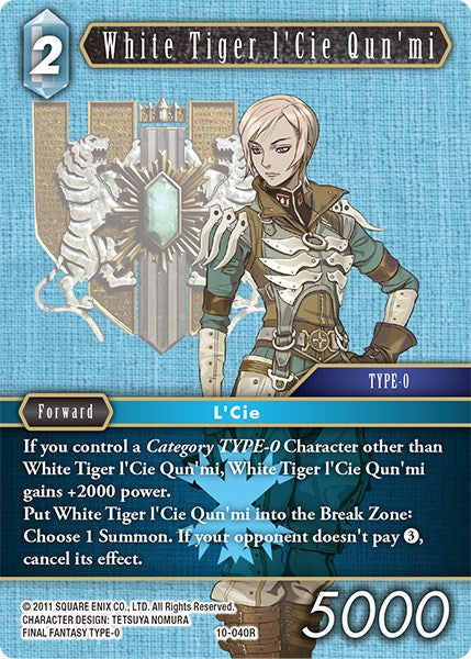 White Tiger l'Cie Qun'mi [Opus X] | Odin's Place