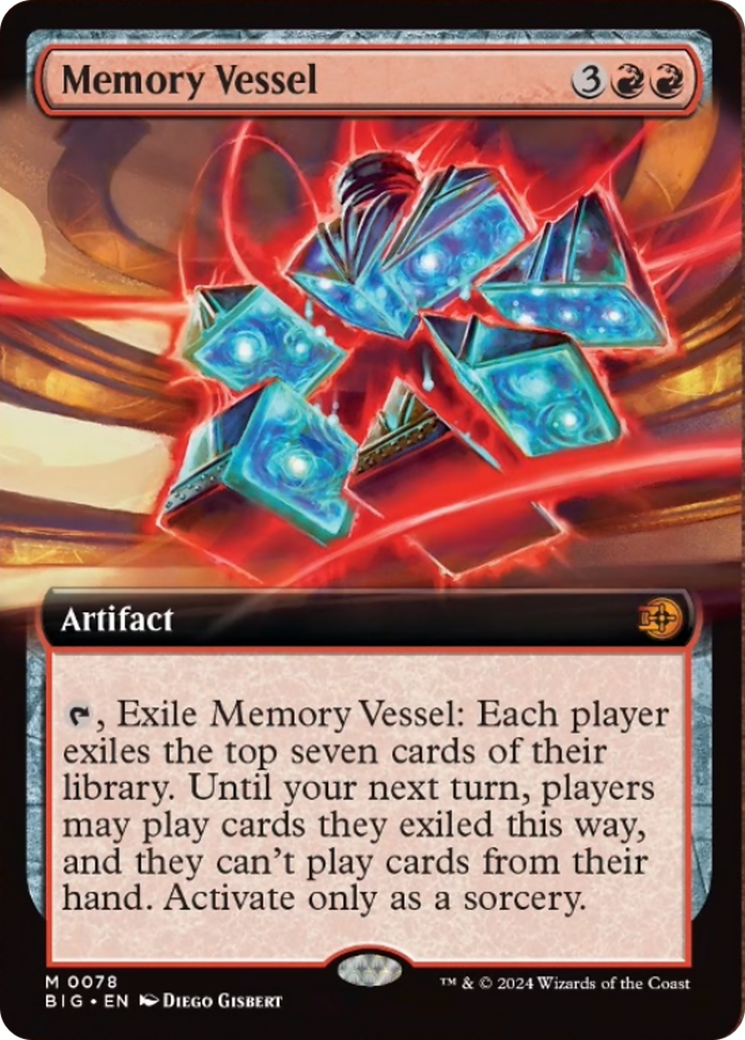 Memory Vessel (Extended Art) [Outlaws of Thunder Junction: The Big Score] | Dragon's Lair Comics and Fantasy Houston TX