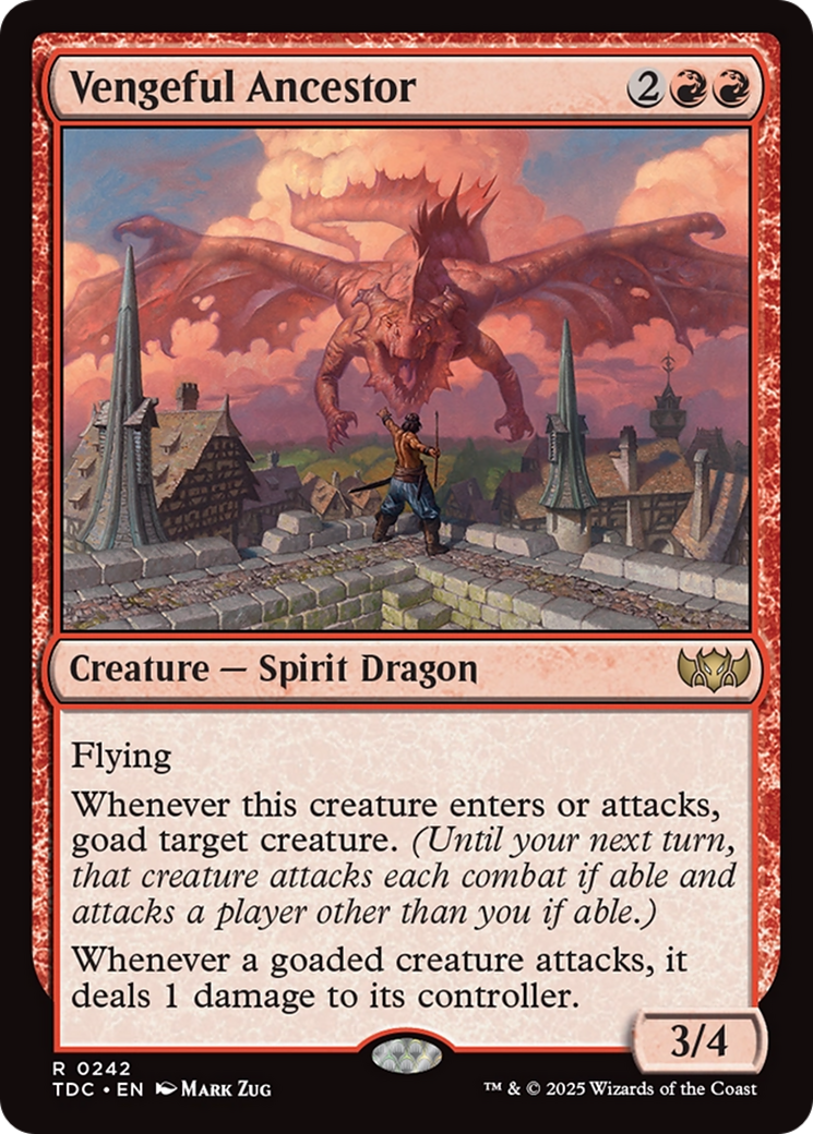 Vengeful Ancestor [Tarkir: Dragonstorm Commander] | Dragon's Lair Comics and Fantasy Houston TX