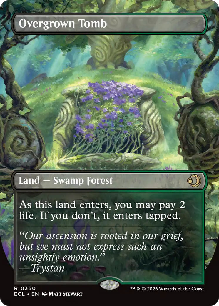 Overgrown Tomb (Borderless) [Lorwyn Eclipsed] | Odin's Place