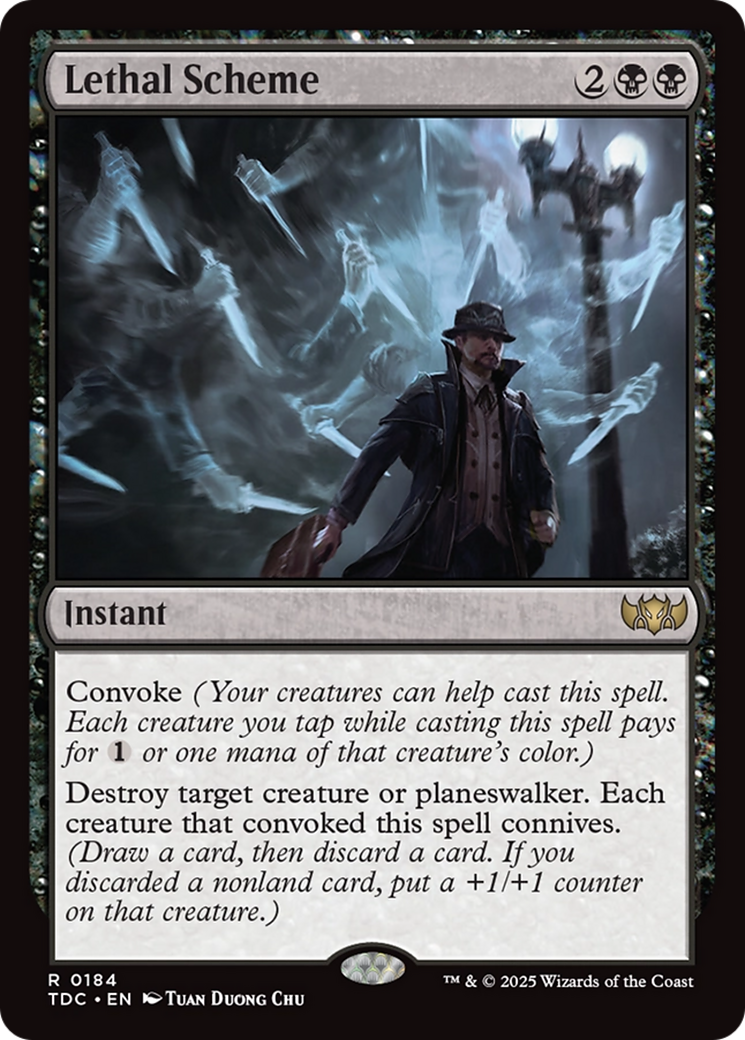 Lethal Scheme [Tarkir: Dragonstorm Commander] | Dragon's Lair Comics and Fantasy Houston TX