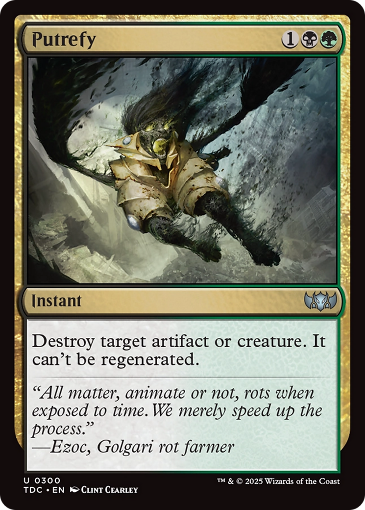 Putrefy [Tarkir: Dragonstorm Commander] | Dragon's Lair Comics and Fantasy Houston TX