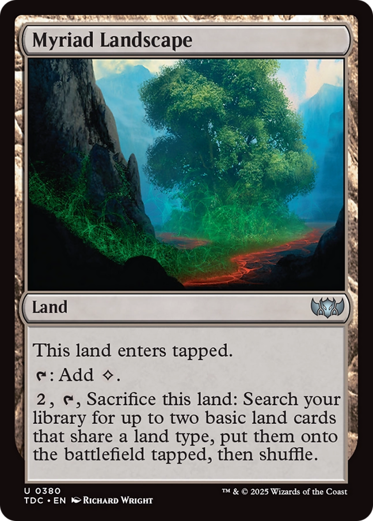 Myriad Landscape [Tarkir: Dragonstorm Commander] | Dragon's Lair Comics and Fantasy Houston TX