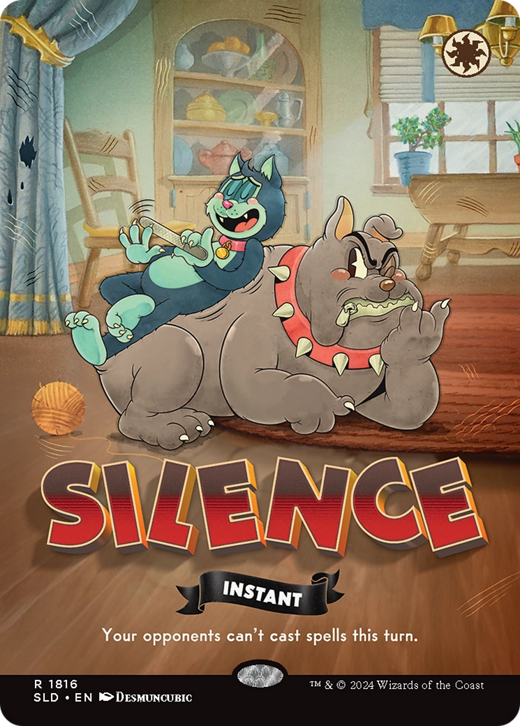 Silence (1816) (Rainbow Foil) [Secret Lair Drop Series] | Dragon's Lair Comics and Fantasy Houston TX