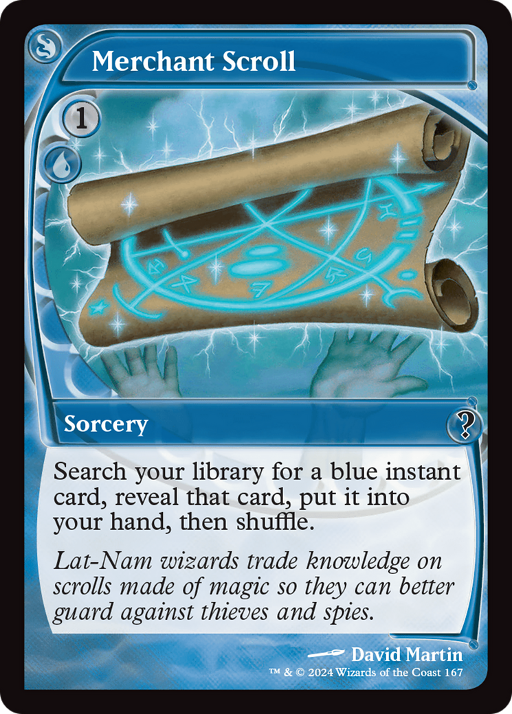 Merchant Scroll (Future Sight) [Mystery Booster 2] | Dragon's Lair Comics and Fantasy Houston TX