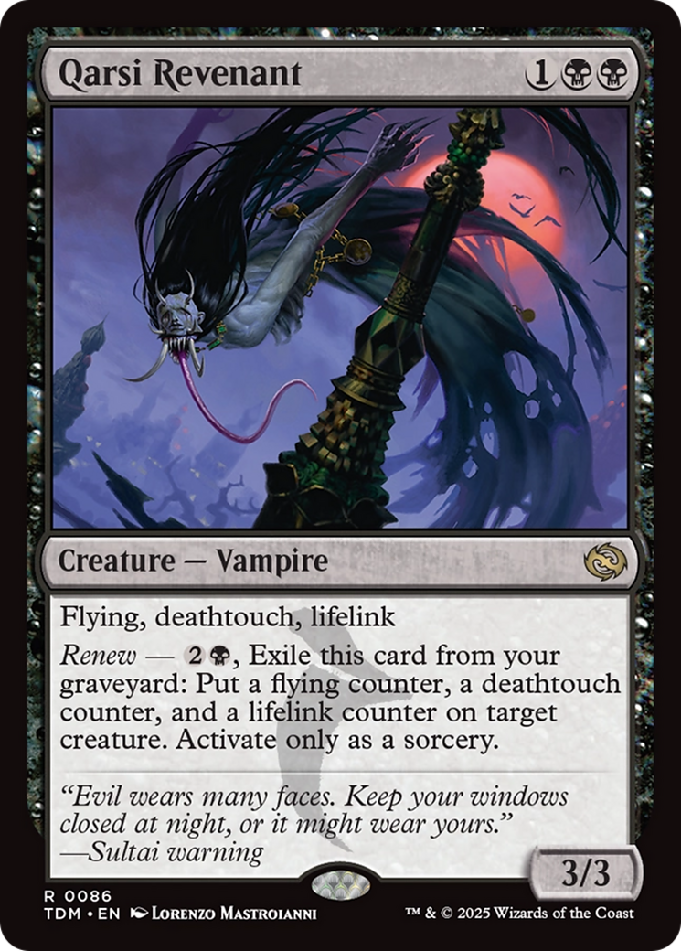 Qarsi Revenant [Tarkir: Dragonstorm] | Dragon's Lair Comics and Fantasy Houston TX