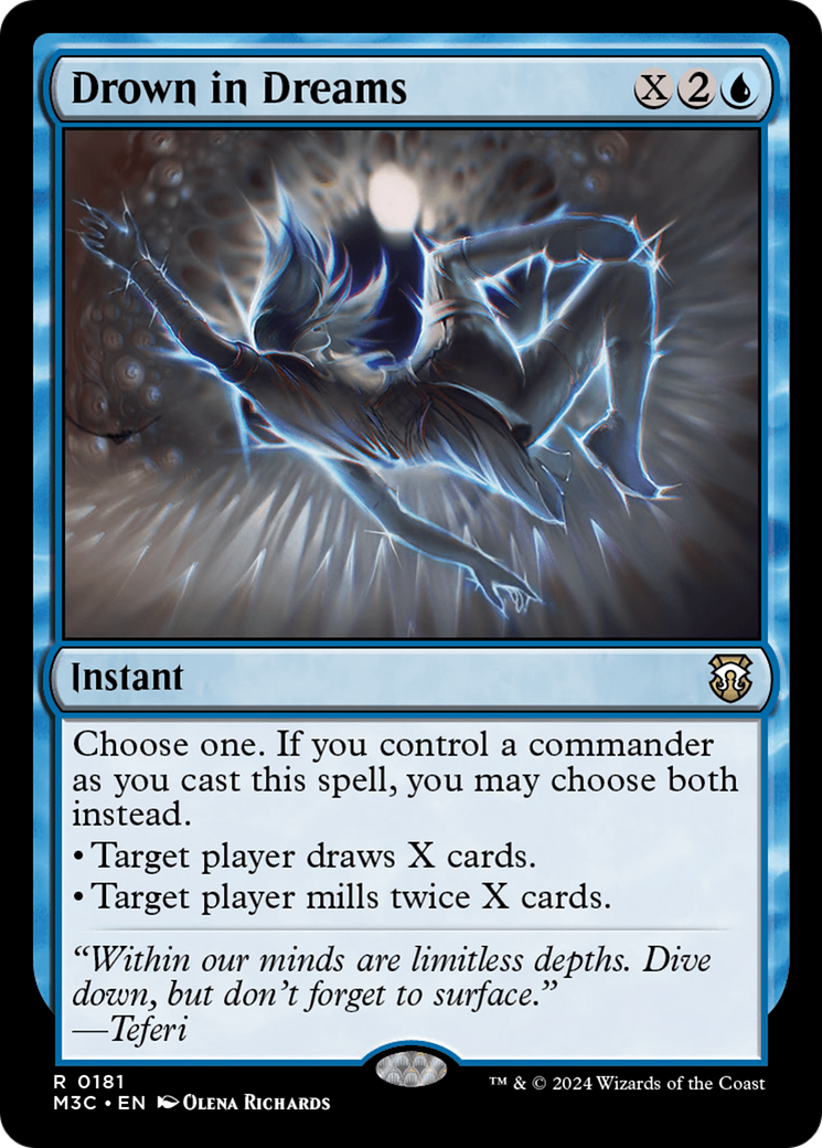 Drown in Dreams (Ripple Foil) [Modern Horizons 3 Commander] | Dragon's Lair Comics and Fantasy Houston TX