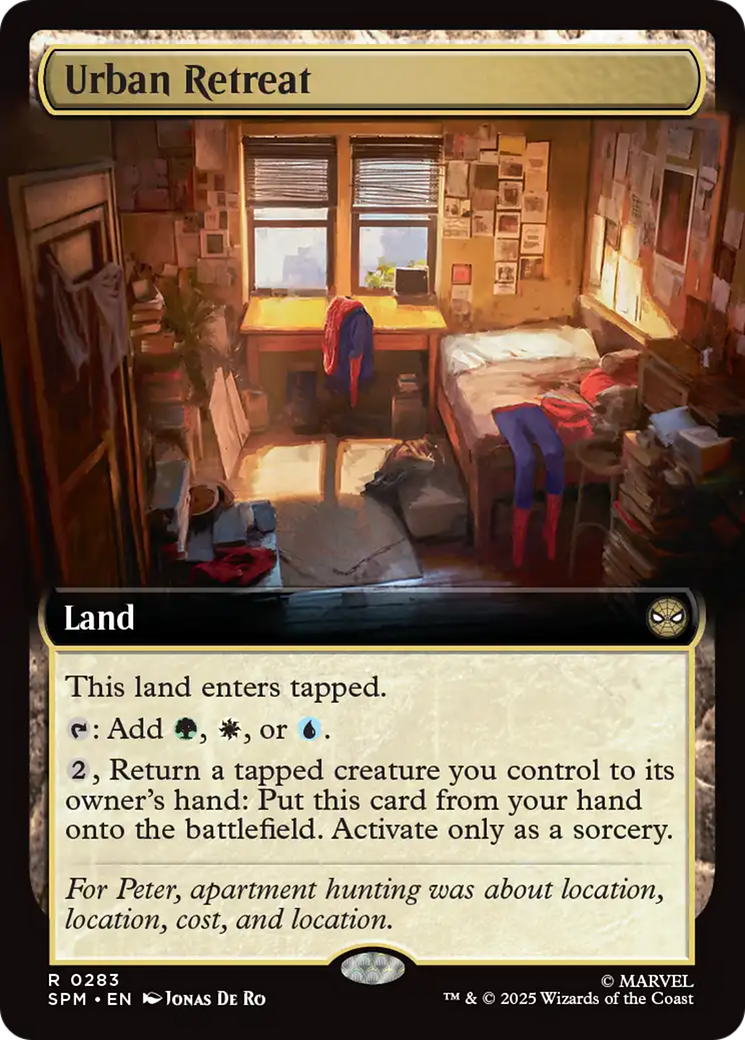 Urban Retreat (Extended Art) [Marvel's Spider-Man] | Dragon's Lair Comics and Fantasy Houston TX