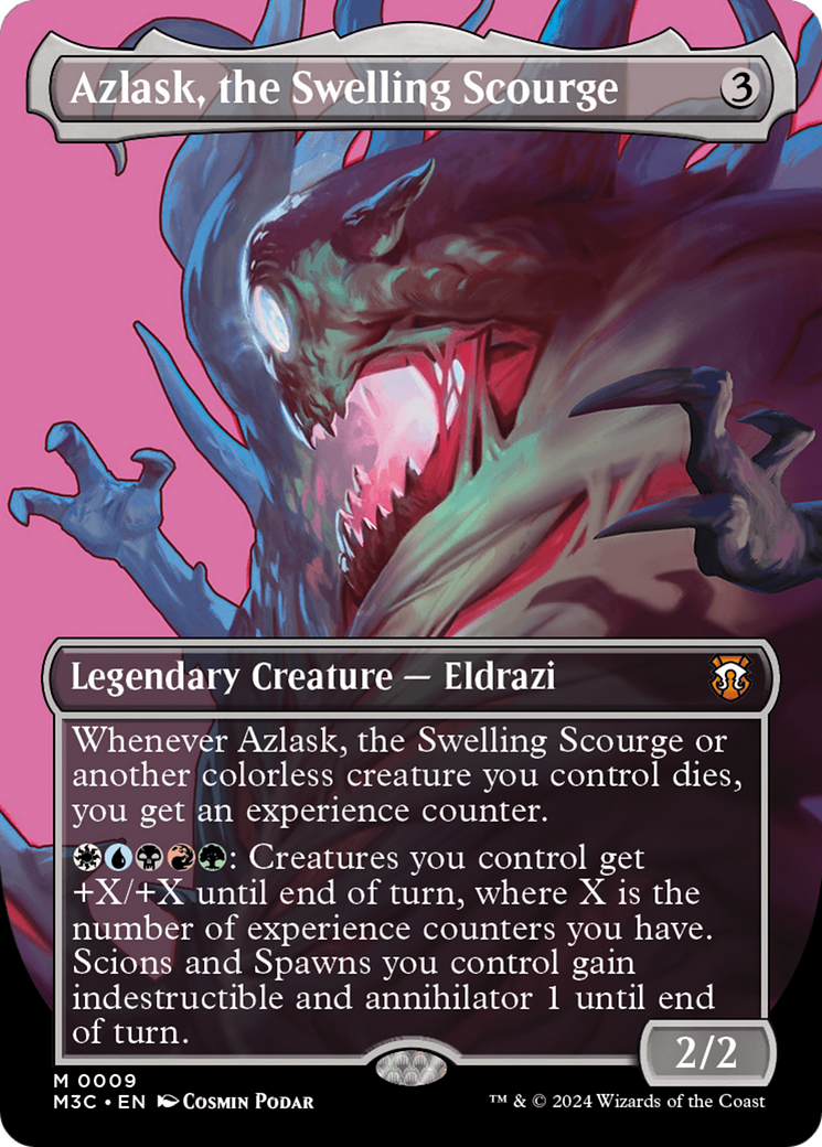 Azlask, the Swelling Scourge (Borderless) [Modern Horizons 3 Commander] | Dragon's Lair Comics and Fantasy Houston TX