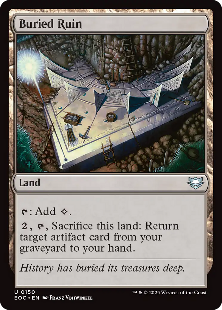 Buried Ruin [Edge of Eternities Commander] | Dragon's Lair Comics and Fantasy Houston TX