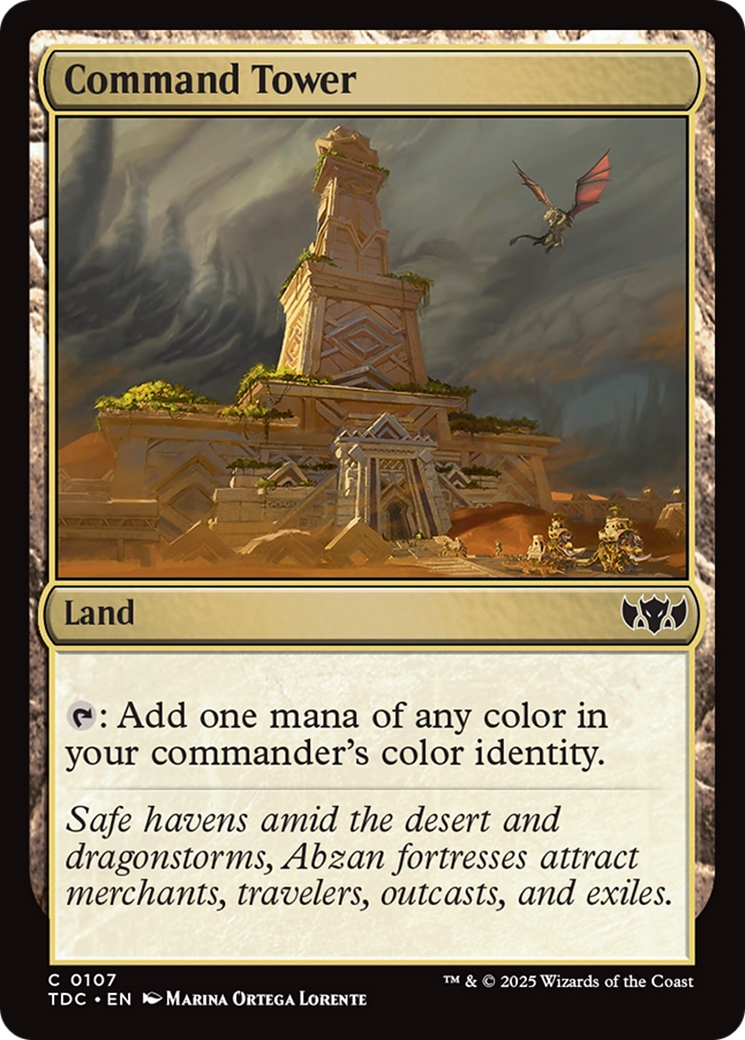 Command Tower [Tarkir: Dragonstorm Commander] | Dragon's Lair Comics and Fantasy Houston TX