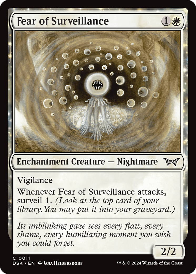 Fear of Surveillance [Duskmourn: House of Horror] | Dragon's Lair Comics and Fantasy Houston TX