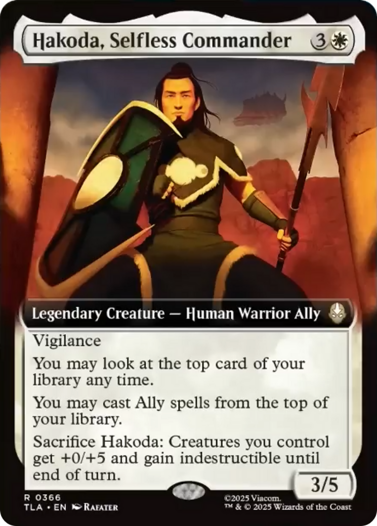 Hakoda, Selfless Commander (Extended Art) [Avatar: The Last Airbender] | Dragon's Lair Comics and Fantasy Houston TX