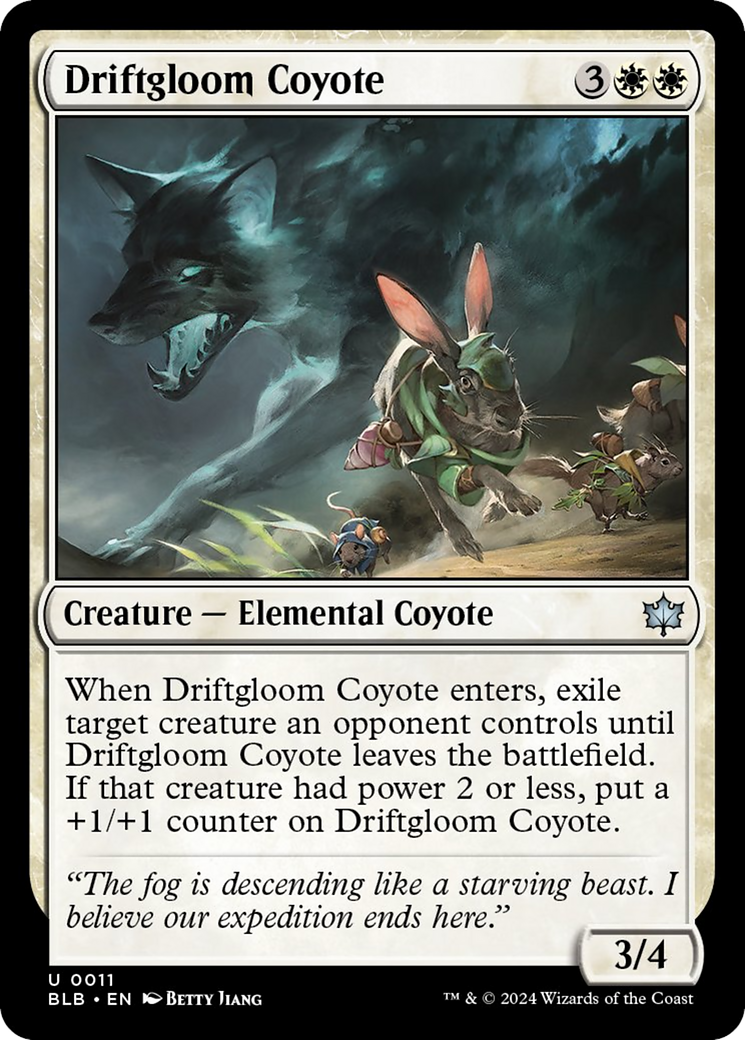 Driftgloom Coyote [Bloomburrow] | Dragon's Lair Comics and Fantasy Houston TX
