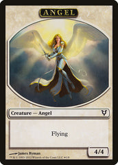 Angel // Demon Double-Sided Token (Oversized) [Open the Helvault] | Dragon's Lair Comics and Fantasy Houston TX