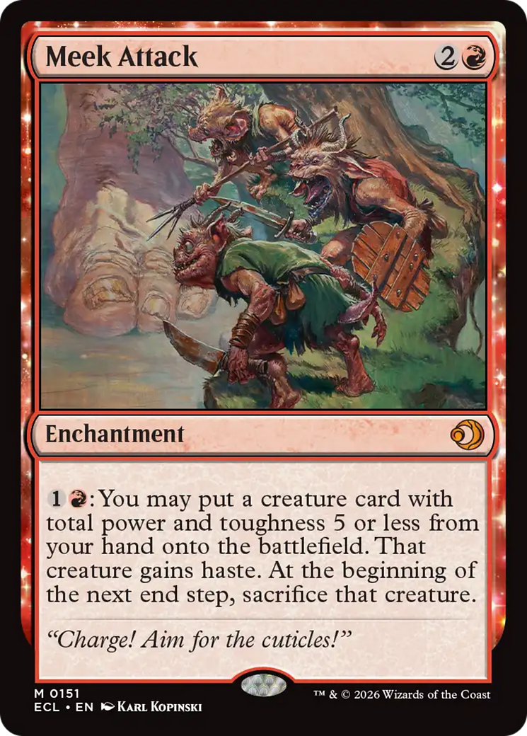 Meek Attack [Lorwyn Eclipsed] | Odin's Place