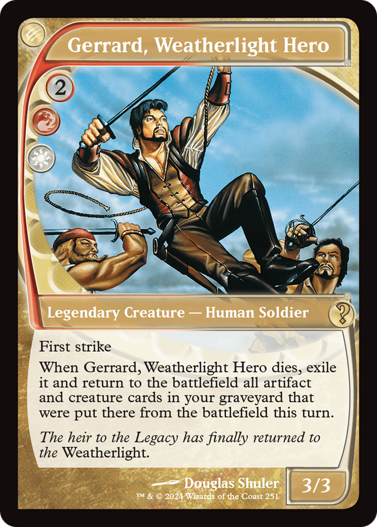 Gerrard, Weatherlight Hero (Future Sight) [Mystery Booster 2] | Dragon's Lair Comics and Fantasy Houston TX