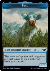 Treasure // Beau Double-Sided Token [Outlaws of Thunder Junction Tokens] | Dragon's Lair Comics and Fantasy Houston TX