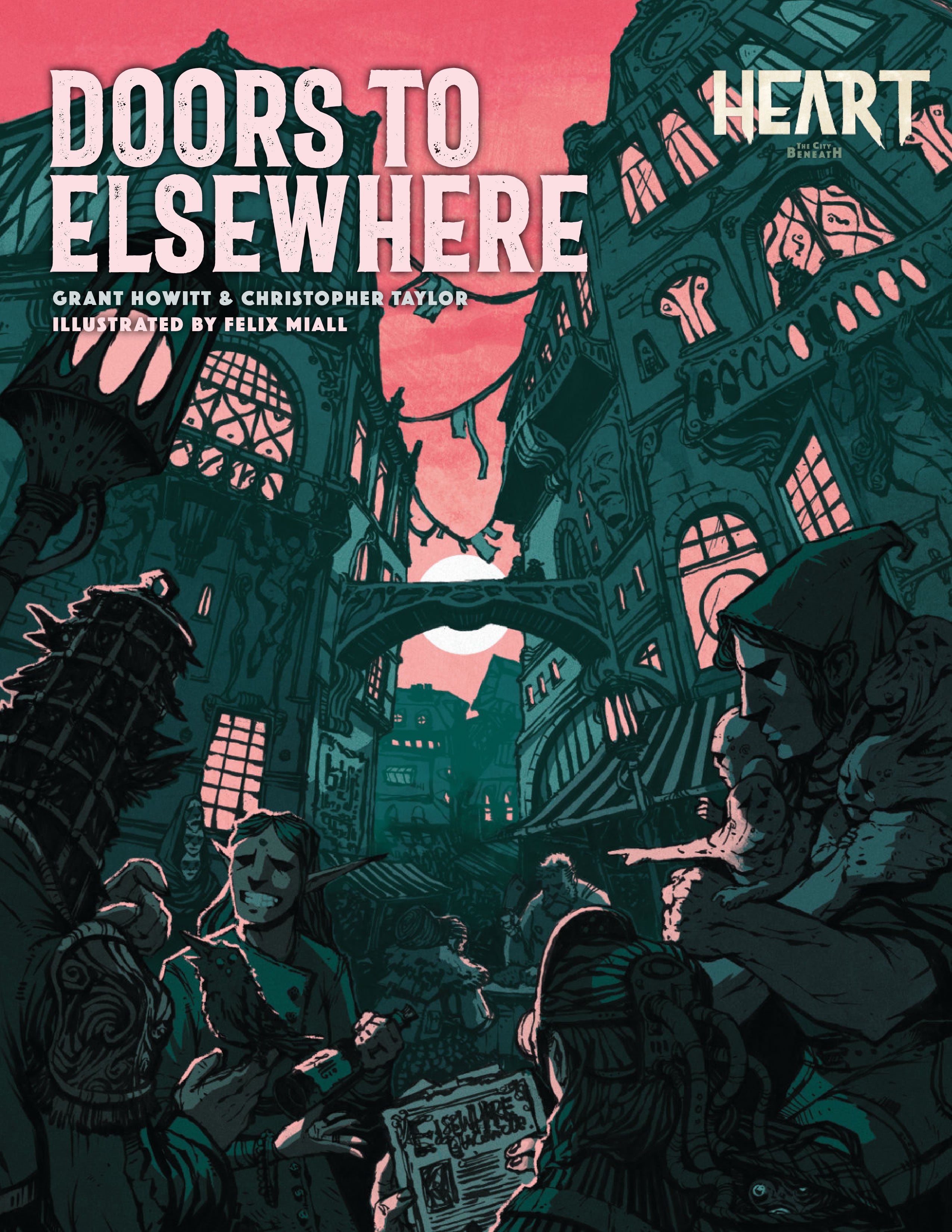 Heart RPG: The City Beneath - Doors to Elsewhere (New Printing) | Dragon's Lair Comics and Fantasy Houston TX