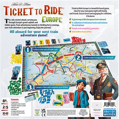 Ticket to Ride: Europe | Odin's Place