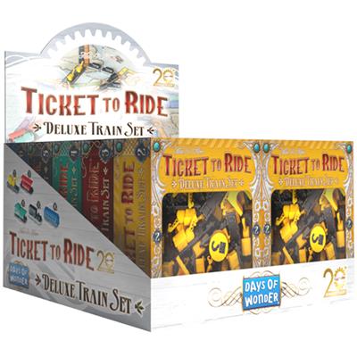 Ticket To Ride: 20th Anniversary Deluxe Train Set Display - Red | Dragon's Lair Comics and Fantasy Houston TX