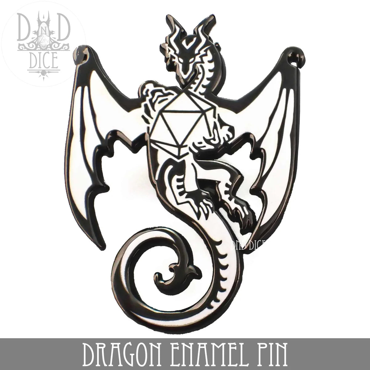 DND Dice Dragon Pin | Dragon's Lair Comics and Fantasy Houston TX