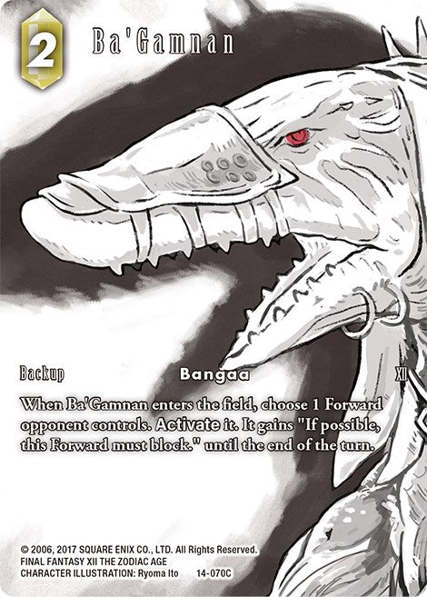 Ba'Gamnan (Full Art) [Opus XIV: Crystal Abyss] | Dragon's Lair Comics and Fantasy Houston TX