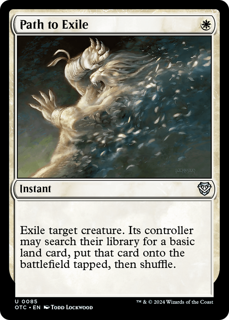 Path to Exile [Outlaws of Thunder Junction Commander] | Dragon's Lair Comics and Fantasy Houston TX