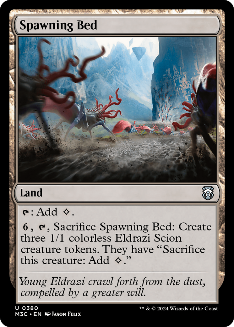 Spawning Bed (Ripple Foil) [Modern Horizons 3 Commander] | Dragon's Lair Comics and Fantasy Houston TX